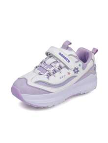 Girls' 4-Wheel Roller Skate Shoes, New Kids Roller Sports Shoes, 4-Season Breathable Lightweight Roller Skates, Fashion Hook And Loop Adjustable Wheels Hidden Roller Shoes, Wheels Can Be Freely Detached, 2-In-1 Roller & Ice Skates, Roller Shoes For Teenagers - Purple - View 10