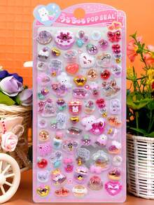 3D Embossed Foil Stickers - Underwater World, Ocean Bubbles, Suitable For Decorating Diaries, Photo Albums, Phone Cases - Multicolor - View 8