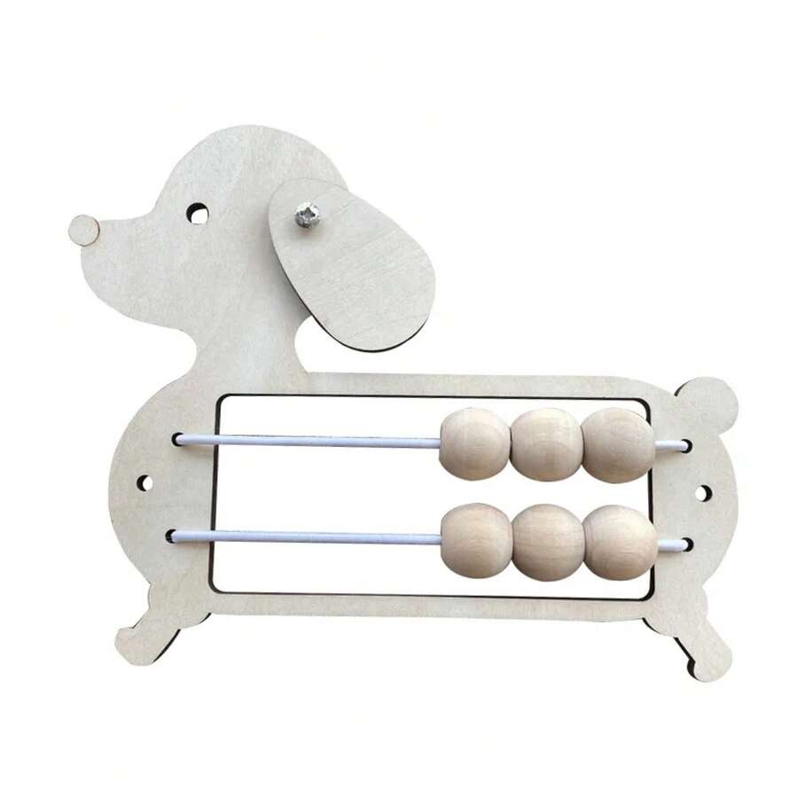 Tablero de madera ocupado, accesorios DIY, juguetes, lámparas, timbre, material didáctico Montessori, capacidad práctica, juegos educativos para niños, regalos2026 UO6J - Cuentas para Contar - Ver 1