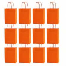 6/12 Túi quà tặng bằng giấy Kraft cổ điển, kích thước 22*16*8cm, kiểu dáng tối giản, thanh lịch, phù hợp làm quà tặng sinh nhật, đám cưới, quà doanh nghiệp, quà ngày lễ. - Xem 32