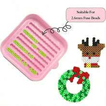 1/3/5pcs Beaded Accessories Set - 2.6mm Sorting Tray Set, Includes Bead Picking Tray, Suitable For Perler/Hama Beads Craft, Pixel Art, Classroom DIY And Bead Management, Efficient Organization And Storage - Multicolor - View 9