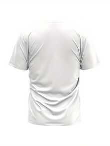 Camiseta de hombre para exteriores con diseño de árbol del bosque, estilo europeo y americano - Blanco - Ver 3