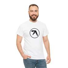 Aphex Twin Logo Heavy  Tee - Black - View 4