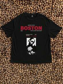 Women T-Shirts - Black - View 4