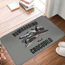 Alfombra de Entrada Antideslizante con Diseño Italiano, Alfombra para Baño, Cocina, Puerta, Inodoro - 10 - Ver 9