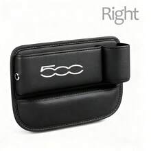 For Fiat 500 Car Seat Gap Water Cup Holder Leather Crevice Side Storage Box - A - View 5