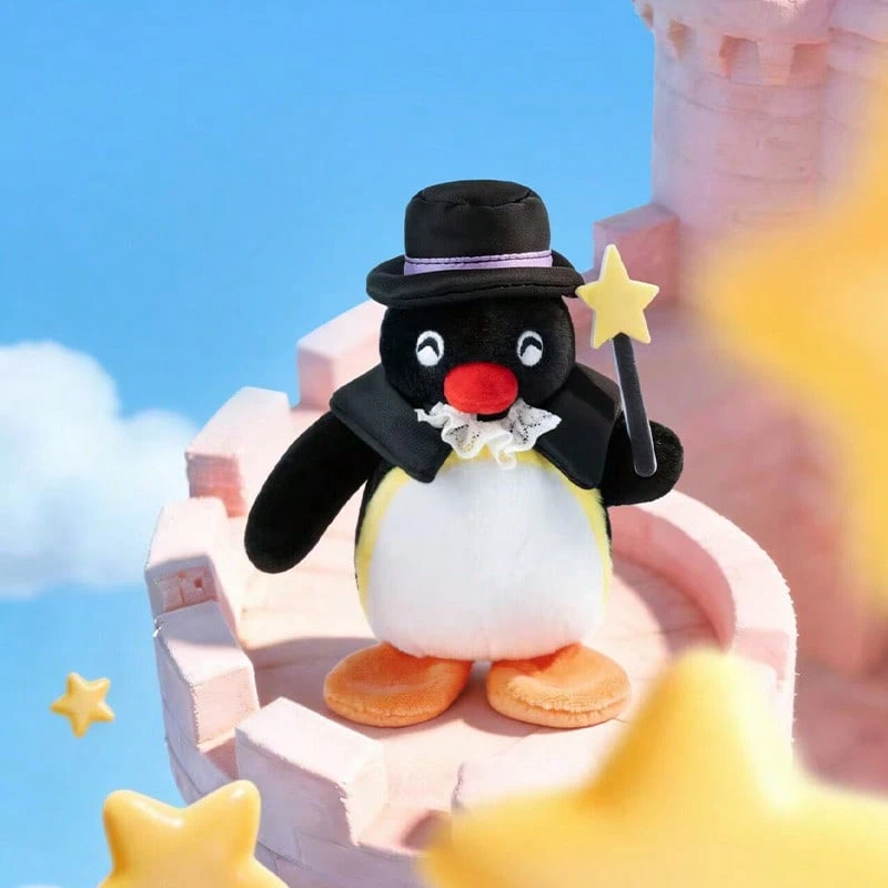 Mattel Pingu Plush Blind Box - Fairytale Wanderings Series, Cute Creative Bag Charm Keychain, Heartwarming Surprise Gift For All Ages (Assorted Styles) - Multicolor - View 1