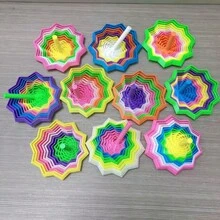 3D Printed Octagonal Handle Gradient Spiral Tower, Creative Magical Geometric Stereo Desktop Decompression Toy - Multicolor - View 5