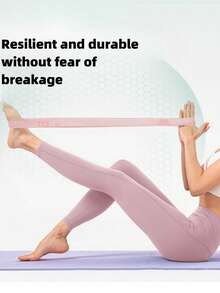 5pcs Resistance Bands Set, Ideal For Flexibility & Mobility Training, Suitable For Yoga, Pilates, Also For Resistance Training In Gymnastics, Dance, Gym Dumbbell Exercises - Multicolor - View 9