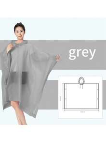 Reusable Adult Raincoat, Thickened Waterproof Raincoat, Unisex Hooded Raincoat, Waterproof Windproof Quick-Drying Breathable, Travel Essential, Women's Raincoat, Lightweight Rain Poncho, Student Supplies, Drawstring Hooded Raincoat, Unisex, Suitable For Cycling, Hiking, Fishing, Mountain Climbing And Other Outdoor Activities - Multicolor - View 18