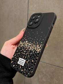 猎豹纹单件装豹纹哑光黑软边硬壳手机壳，高品质，适用于苹果机型 17/17Pro/17ProMax/16/16Plus/16Pro/16ProMax/15/15Plus/15ProMax/14/14Plus/14Pro/14ProMax、13/13Pro/13ProMax、12/12Pro/12ProMax、11/11Pro Max - 彩色 - 查看 2