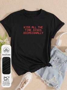 Women T-Shirts - Black - View 6
