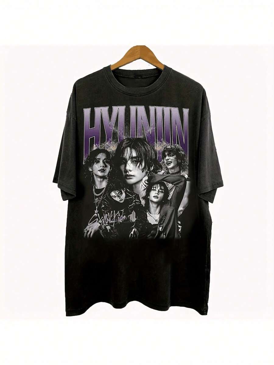 Men T-Shirts - 黑色 - 查看 1