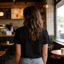 Women T-Shirts - Black - View 2