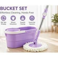 1 Spin Mop Set With 1 Mop And 1 Bucket - A - View 6