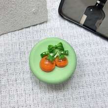 Multi-Color 3D Fruit Pattern Phone Stand, Round Adhesive Retractable Foldable, Cute Phone Holder, Stylish Accessory, Great Gift For Classmates & Friends - Multicolor - View 7