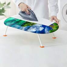 1pc 2D Ironing Board Cover – Easy-To-Clean, Dust-Proof Cover (Ironing Board Not Included). Features An Elastic Edge For Easy Installation, Fits Various Sizes, And Provides Excellent Protection For Your Ironing Board. - A - View 14