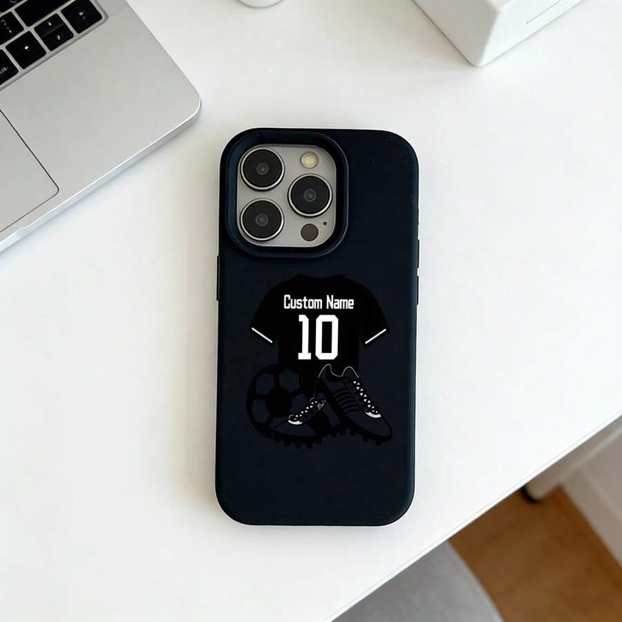 iPhone13 Mini /12 /16e /15/14 Pro/11 Pro Max/14 Plus /17 ProDelgado y Ligero Carcasa para Móvil, Protección Completa de Cámara Funda Resistente a los Golpes Funda Anti-Arañazos - negro - Ver 1