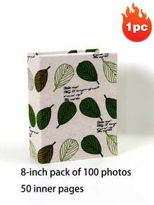 Album ảnh vải lanh 6 inch, 200 ảnh, bìa vải in họa tiết trang trí, sổ lưu niệm gia đình và du lịch, album ảnh vải lanh 6 inch với 200 ngăn, sổ ảnh họa tiết dễ thương dành cho kỳ nghỉ gia đình và những kỷ niệm hàng ngày. - Một cỡ - Xem 36