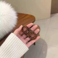 1件/2件/4件 女款塑膠磁吸髮夾，髮飾髮夾髮簪，不傷髮質、耐用且方便攜帶，純色極簡風，適合上班與日常配戴，適合女性與女孩 - 彩色 - 查看 11