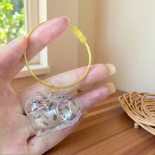 1pc Acrylic Transparent Pet Cat Hair Storage Box, Keychain Pendant Decor, Suitable For Tabby, Siamese, Calico Cats And More Breeds - Multicolor - View 8