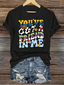 Women T-Shirts - Black - View 1