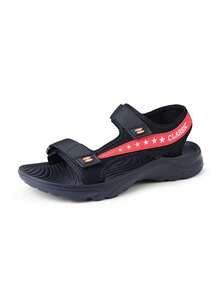Handmade Men's Summer Sandals, Fashion Slippers, Suitable For Outdoor Use, Business Casual Shoes, Outdoor Beach Water Shoes, Summer Casual Beach Holiday Sandals - Red - View 12