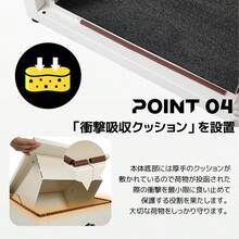 ポスト 置き型 宅配ボックス付き スタンドポスト おしゃれ 一戸建て用 大型 郵便受け  スタンドポスト 置き配 シンプル  玄関【ブラック+木目】 - 1 - チェックする 2