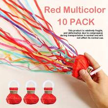 5/10pcs Residue-Free Colorful Paper Ribbons, Soft Lint-Free Party Decoration Streamers, Suitable For Graduation, Birthday, Wedding, Retirement And Various Holiday Party Decorations - Multicolor - View 13