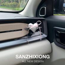 1 kẹp khuếch tán hương thơm hình trái tim cho ô tô, kẹp hương thơm gắn cửa gió điều hòa ô tô, bộ khuếch tán hương thơm lâu dài cho ô tô. - Đồ trang trí hình trái tim và ngôi sao - Xem 3