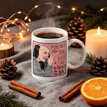 Taza Meme de Britney, 330 ml, Blanca, Ideal como Regalo - Blanco - Ver 4