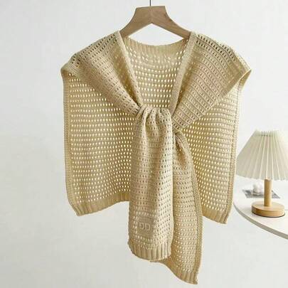 1条可拆卸领巾，时尚百搭，可搭配衬衫