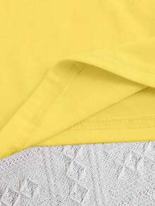 Camisetas de manga corta tallas grandes "Too Many Storms" - Amarillo - Ver 6