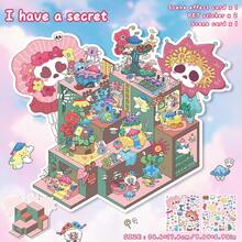3D Miniature House Diorama Sticker Set, 2 Sheets Pet Stickers + 1 Sheet Scene Cardboard + 1 Sheet Reference, 4 Styles Available, Ideal For Scrapbooking And Crafting Scrapbook Supplies - Landscape Stickers - View 14