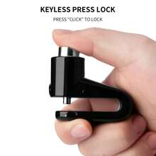 1pc Motorcycle/Bicycle Disc Brake Lock - Anti-Theft Manual Knob Lock, Suitable For Bicycle, Motorcycle, Electric Scooter, Tricycle, Corrosion-Resistant ABS/Zinc Alloy Material, Compact Design, Suitable For Urban Commuters - A - View 8