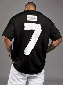 Camiseta elegante para hombreTee - Negro - Ver 2