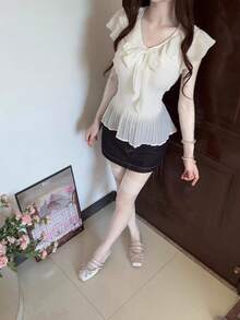 Women Tops - White - View 4