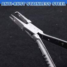 Eyeglasses Frame Pliers, Unload Push In Nose Pad Plier, 6 Inches Spring Loaded Nose Pad Remover Adjustment Tools, Stainless Steel Optical Pliers, Eye Glasses Repair Kit With Screwdriver - Nose Pad Pliers Set - View 6