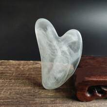 Natural Rose Quartz Heart-Shaped Massage Tool, Couples Face & Body Soothing Gua Sha Board - Ideal Gift For Valentine's Day, Mother's Day, 520, Thanksgiving, And New Year, Perfect For Gifting To Family And Friends! - Multicolor - View 20