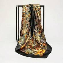 Khăn choàng vuông lớn bằng satin, khăn trùm đầu cướp biển màu đỏ, thích hợp làm phụ kiện trang phục cướp biển, món quà hoàn hảo cho Ngày Valentine và Lễ Tạ ơn. - Nhiều màu - Xem 9