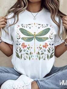 As Valentine's Day Approaches, Take Advantage Of New Year's Discounts On Plus-Size Clothing, Including A Plus-Size Women's T-Shirt. This Casual Short-Sleeve Crew Neck T-Shirt Is Made Of Medium-Stretch Fabric And Is Machine Washable. - 白色 - 查看 8