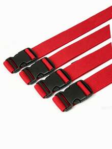 1 pieza/2 piezas/4 piezas Correas de equipaje, Correas de sujeción para maletas de viaje, Correas de amarre resistentes - Multicolor - Ver 21