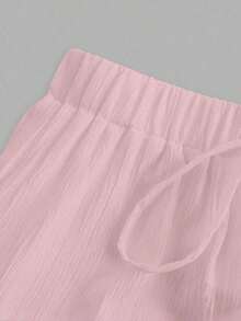 Women's Casual Summer Skirt, Multi-Layer, Candy Color, For Vacation - Rosa - View 3