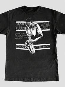 John Coltrane T1S1Hirt - Negro - Ver 2