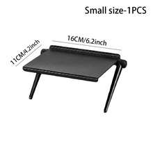 Estante superior ajustable para pantalla de TV, Monitor de ordenador, estante de almacenamiento superior para pantalla de escritorio, caja multimedia para TV, estante para enrutador, organizador para el hogar - M-1PCS - Ver 7