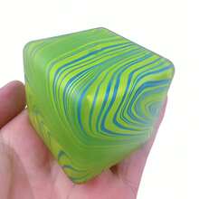 NeeDoh 1个 Schylling Nice Cube - 感官玩具，减压挤压玩具，立方体挤压玩具，减压挤压玩具 - 彩色 - 查看 10
