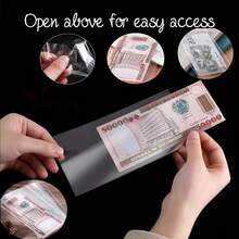 200pcs Banknote Bags, Commemorative Coin And Banknote Storage Bags, Use This Series To Organize Your Banknotes - A - View 2