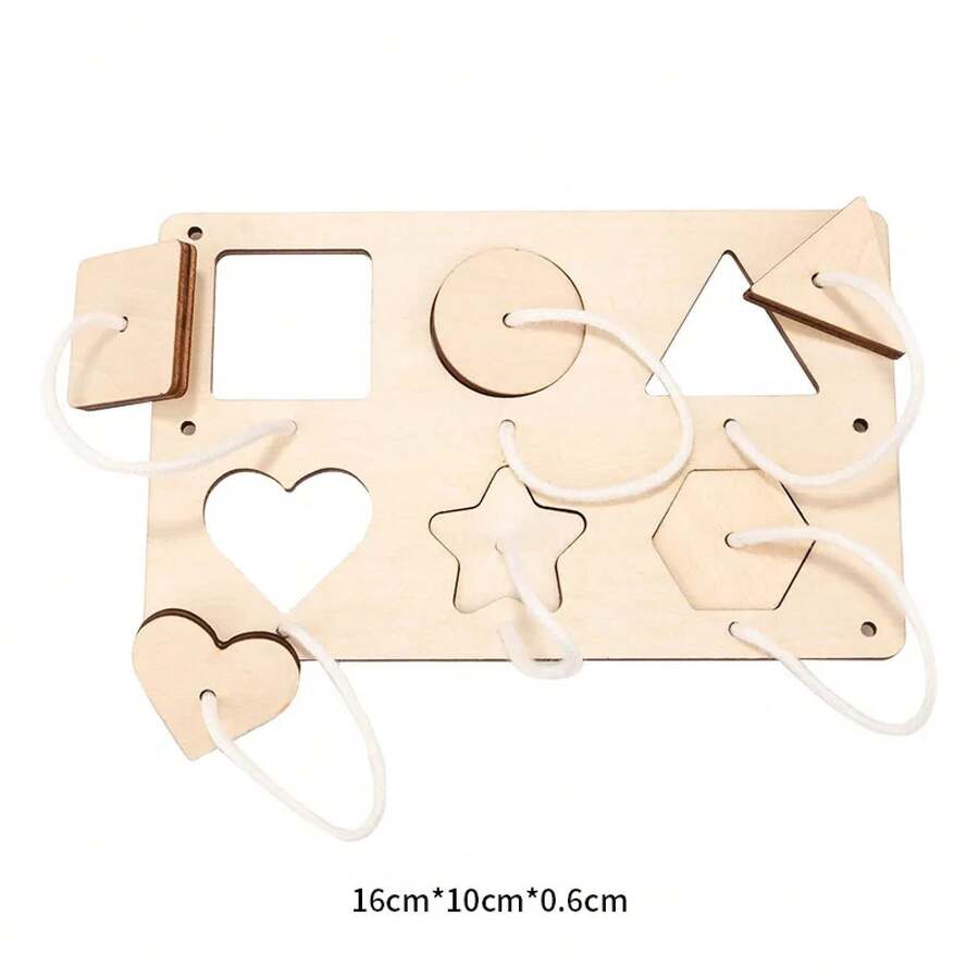 Tablero de madera ocupado, accesorios DIY, juguetes, lámparas, timbre, material didáctico Montessori, capacidad práctica, juegos educativos para niños, regalos2026 XJ4O - Tablero de Emparejamiento - Ver 1