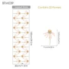 Pegatinas de pared de hojas verdes bohemias, arte para guardería, habitación de niños, calcomanías de pared de acuarela extraíbles, decoración Interior nórdica para el hogar para niños - BTM036 - Ver 9