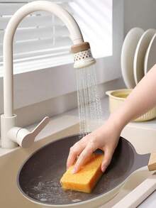 OBOVAY Tấm chắn nước tiết kiệm cho vòi bếp mới, phù hợp với hầu hết các vòi tiêu chuẩn, xoay 360°, dễ dàng lắp đặt không cần dụng cụ, lõi lọc nhỏ gọn có thể tháo rời và thay thế với bộ phận mở rộng chắn nước, tăng áp lực nước, loại bỏ clo, rỉ sét, tạp chất, làm mềm nước, thích hợp cho nhà bếp, bồn rửa phòng tắm, nhà vệ sinh, bàn trang điểm, ký túc xá, xe RV, khách sạn, dùng để uống, nấu ăn, rửa rau quả, lọc nước sinh hoạt hàng ngày. - Nhiều màu - Xem 6